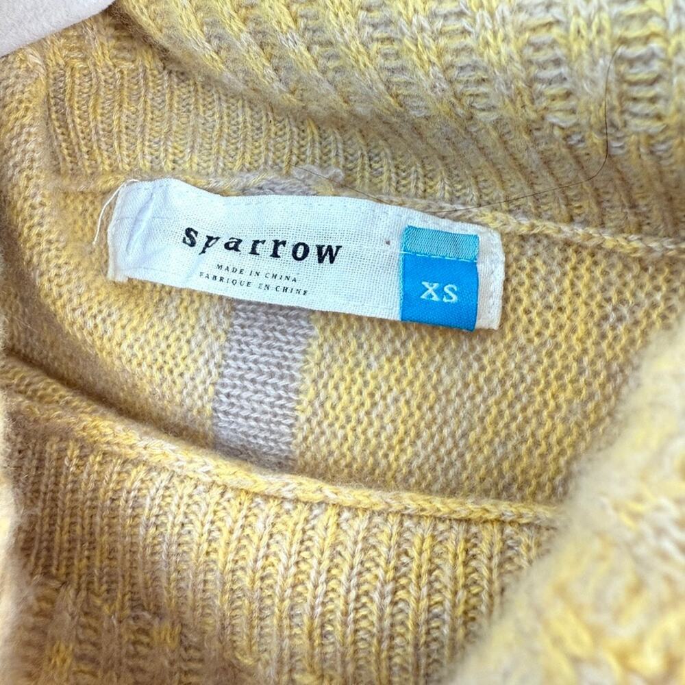 Sparrow Cashmere Wrap Shrug Gold Anthropologie XS Cozy Luxury Boho Chic Timeless - Picture 2 of 5
